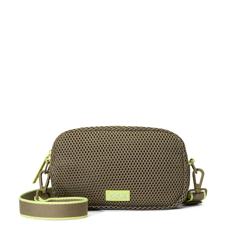Sexy Victoria secret phone sling  bag wallet mesh olive green green vsx💚